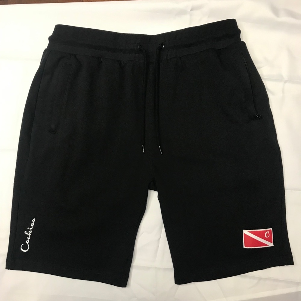 Cookies Brand Mens XL Black Athletic Sweat Shorts
